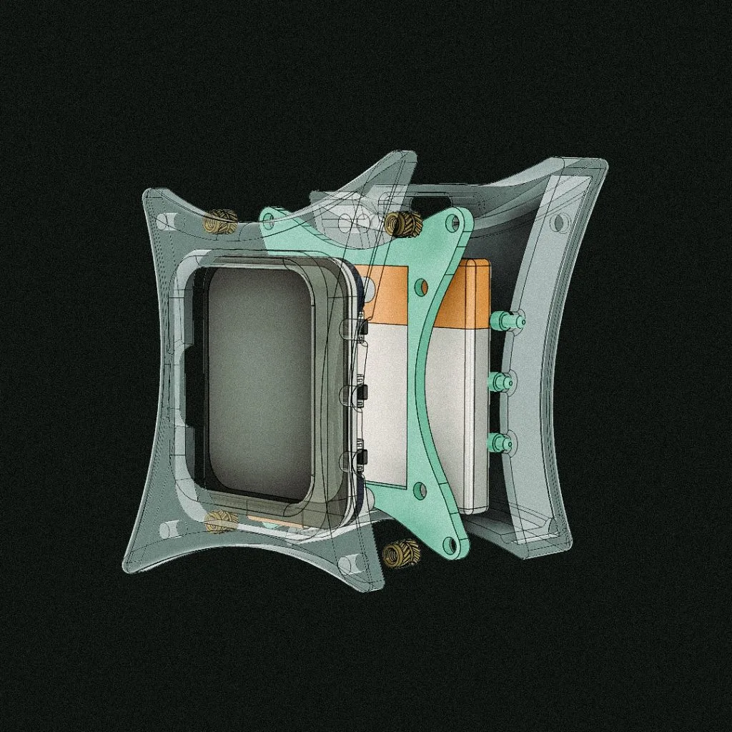 a computer screen with a black background